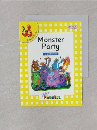 Monster Party in print letters【T9／語言學習_U2M】書寶二手書
