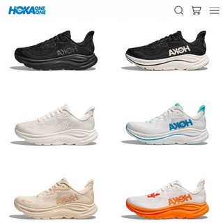 JP直郵 HOKA ONE ONE CLIFTON 10 時尚潮流減震休閒跑鞋黑色 116203-BBLC