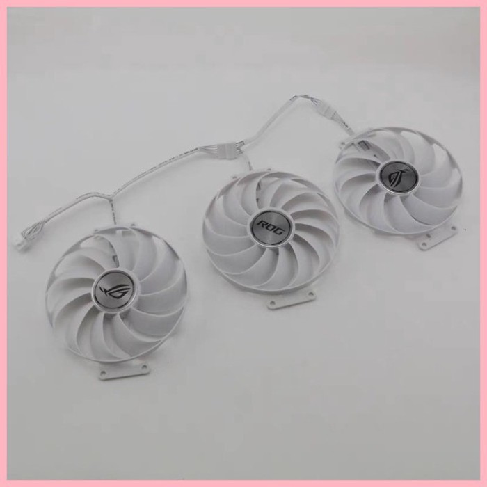 ♞顯示卡 替換風扇 配件· ASUS華碩ROG STRIX RTX3070 3080Ti 3090White 6700