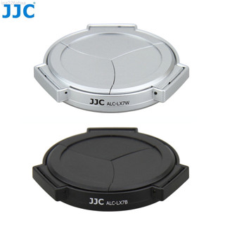 ♞,♘JJC 2合1自動開合鏡頭蓋遮光罩 松下Panasonic DMC-LX7 徠卡Leica D-Lux6 相機適用