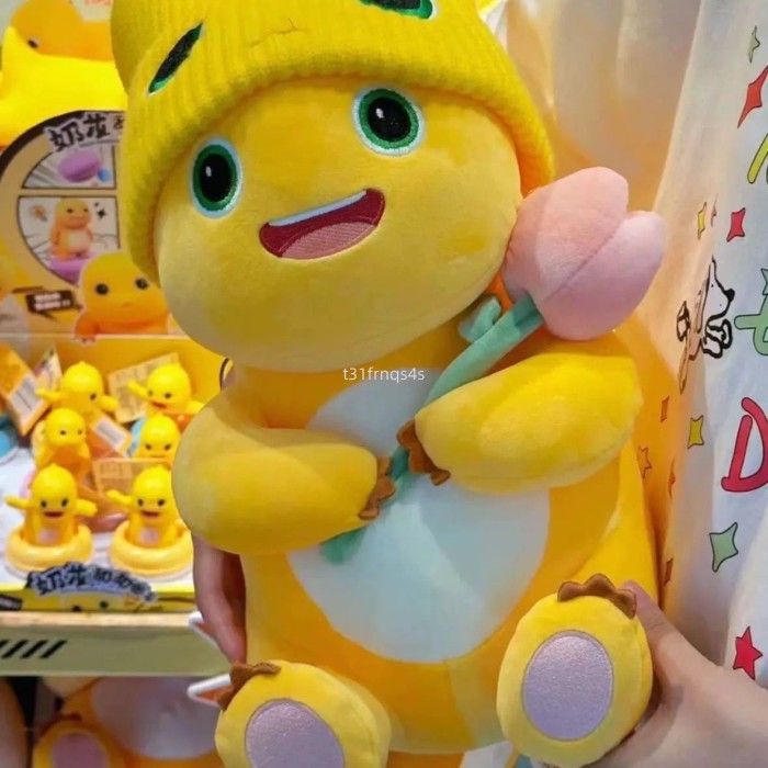 🔥交換禮物推薦🔥 正版小奶龍毛絨玩具公仔吉祥物恐龍玩偶可愛兒童生日禮物