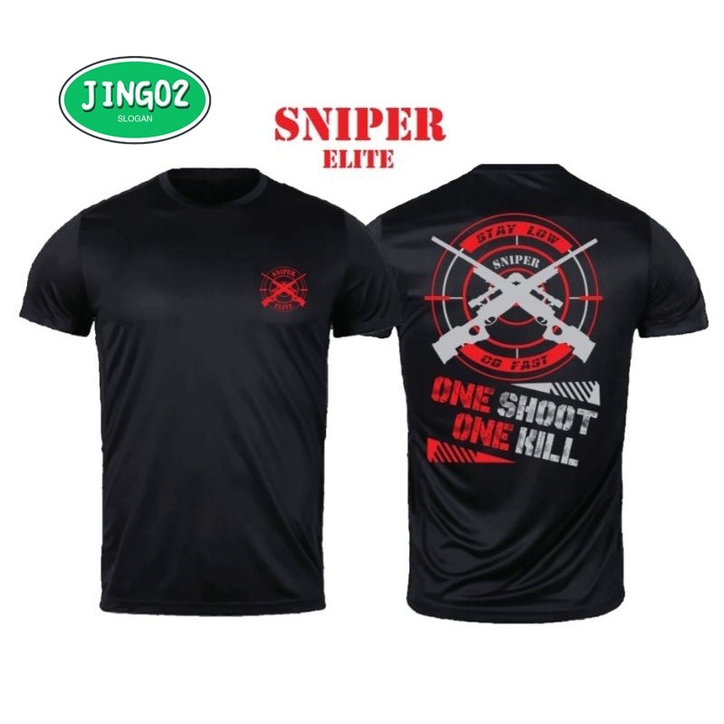 狙擊手/消防員/重生/狙擊精英T恤超細纖維男/女