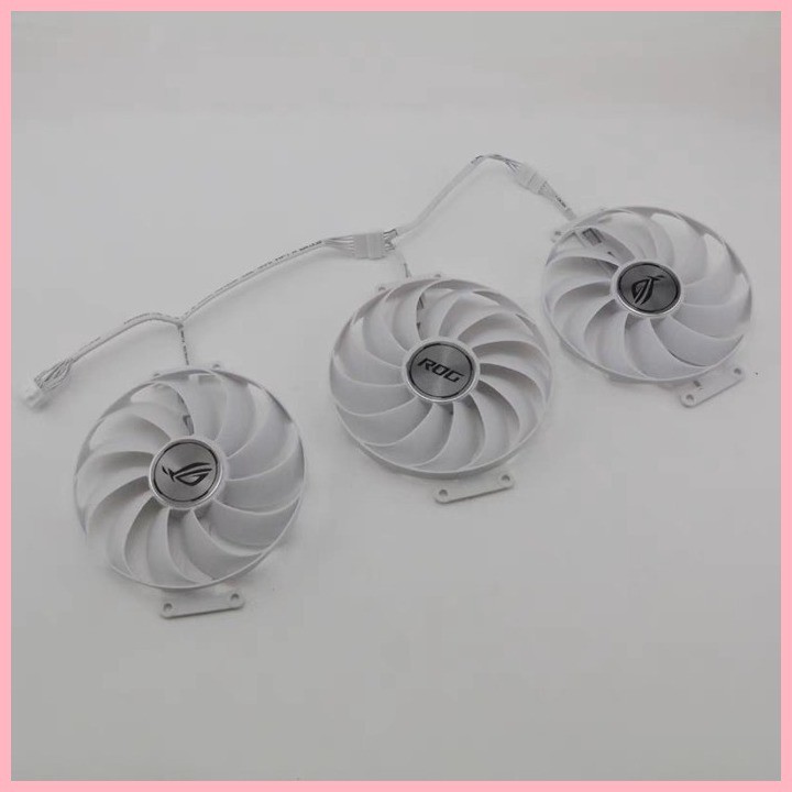♞顯示卡 替換風扇 配件· ASUS華碩ROG STRIX RTX3070 3080Ti 3090White 6700