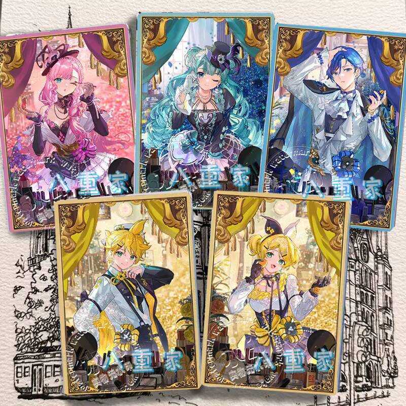 初音未來立牌 卡磚 二次元立牌 桌面擺件 流麻立牌 初音未來映彩系列特典MEIKO鏡音鈴連雙子巡音流歌流麻沙立牌周邊