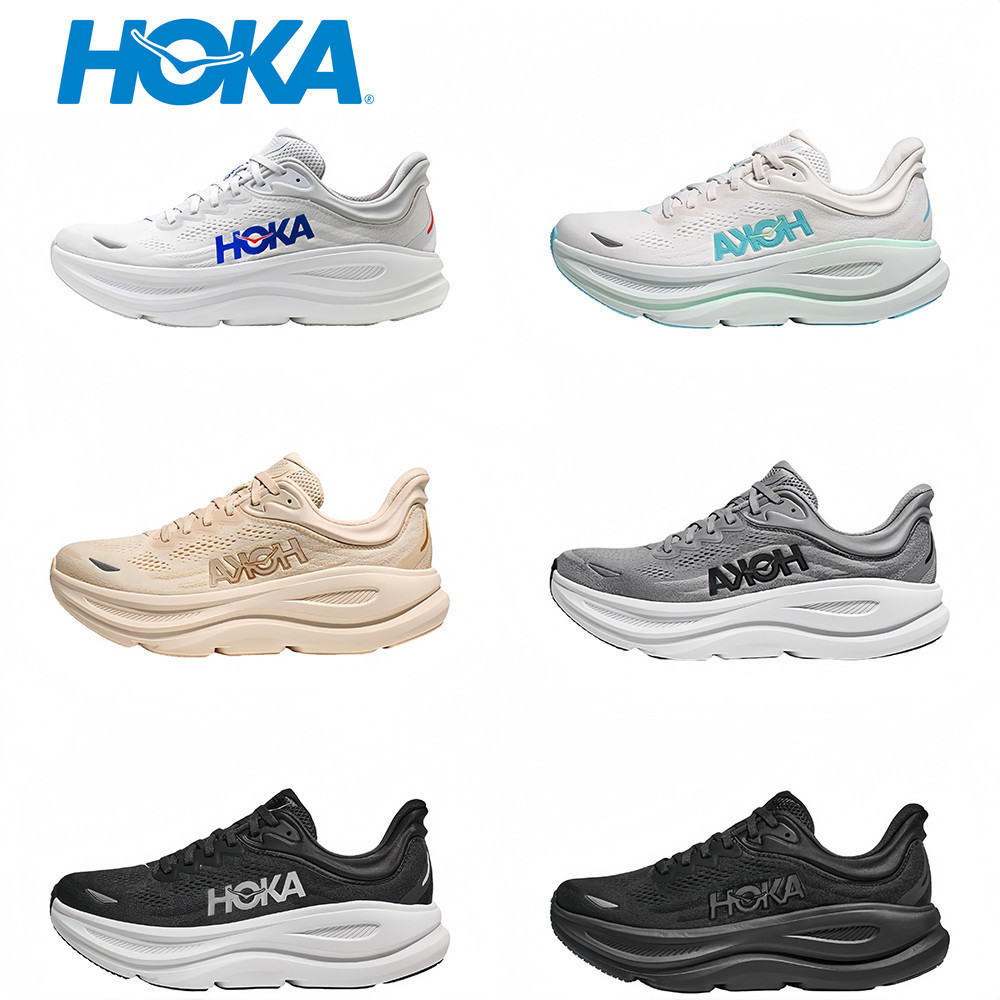 日本專櫃正版  HOKA ONE Bondi 9 防滑耐磨緩震透氣低幫舒適百搭跑鞋運動鞋