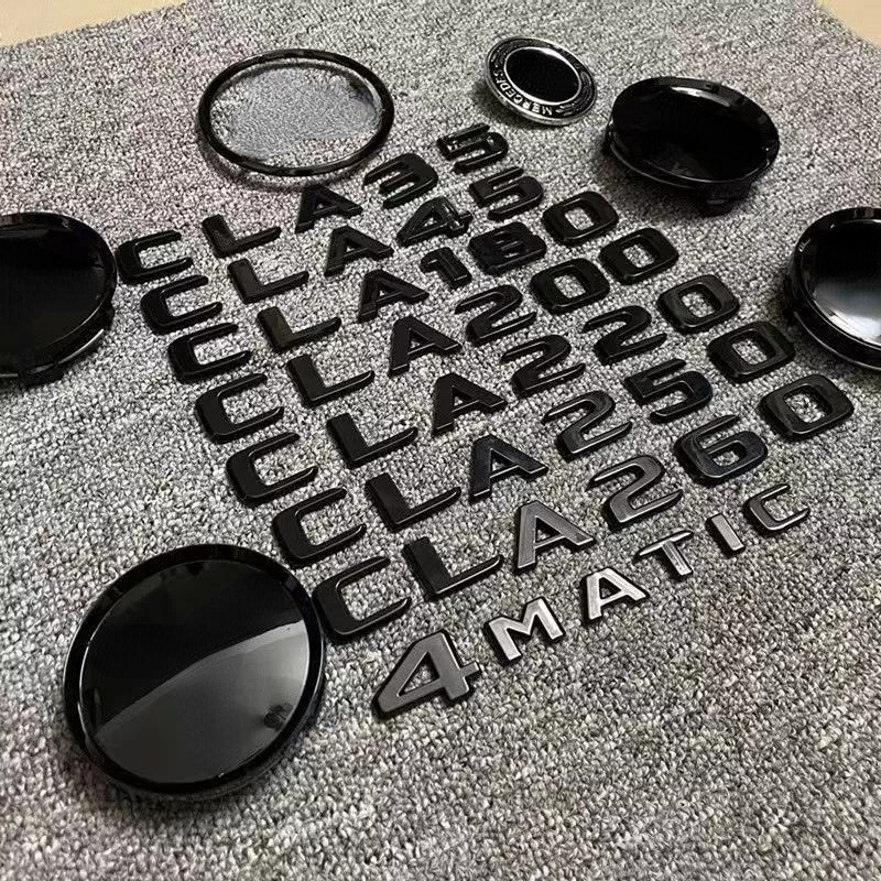 德國工藝賓事黑武士改裝標 賓事改裝 車標 尾標 CLA250 CLA200 CLA220 個性引擎蓋字標 後標 賓事黑化