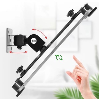 ♞,♘,♙360° 旋轉壁掛式平板電腦支架鋁合金壁掛支架適用於 iPhone iPad 小米 Mipad 通用 7-13