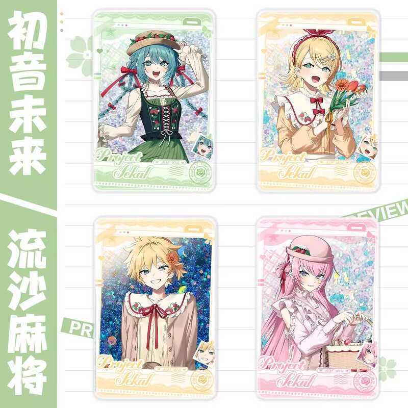 初音未來立牌 桌面擺件 卡磚 流麻立牌 二次元立牌 初音未來x野餐巡音流歌鏡音鈴鏡音連精美流沙流麻亞克力立牌擺件 8b9