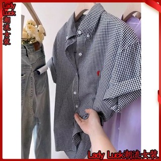 台灣出貨🛒insi純棉小馬剌繡白色短袖襯衫女夏季2026新款設計感小眾襯衣上衣 韓係女裝 女上衣 純欲T恤 辣妹風 靜