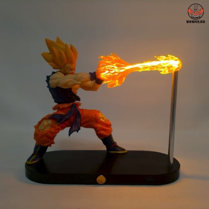 💥 蟹老闆生活館 💥 免運 ⚡ 七龍珠手辦龜派氣功衝擊波悟空小夜燈磁懸浮磁吸燈氛圍感夜燈擺件