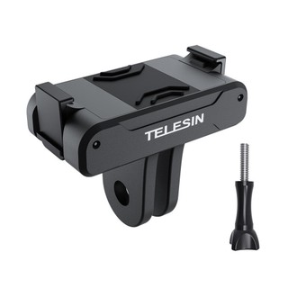 ,,,,Telesin 磁性兩爪適配器運動相機配件適用於 DJI OSMO action 4/action 3 適