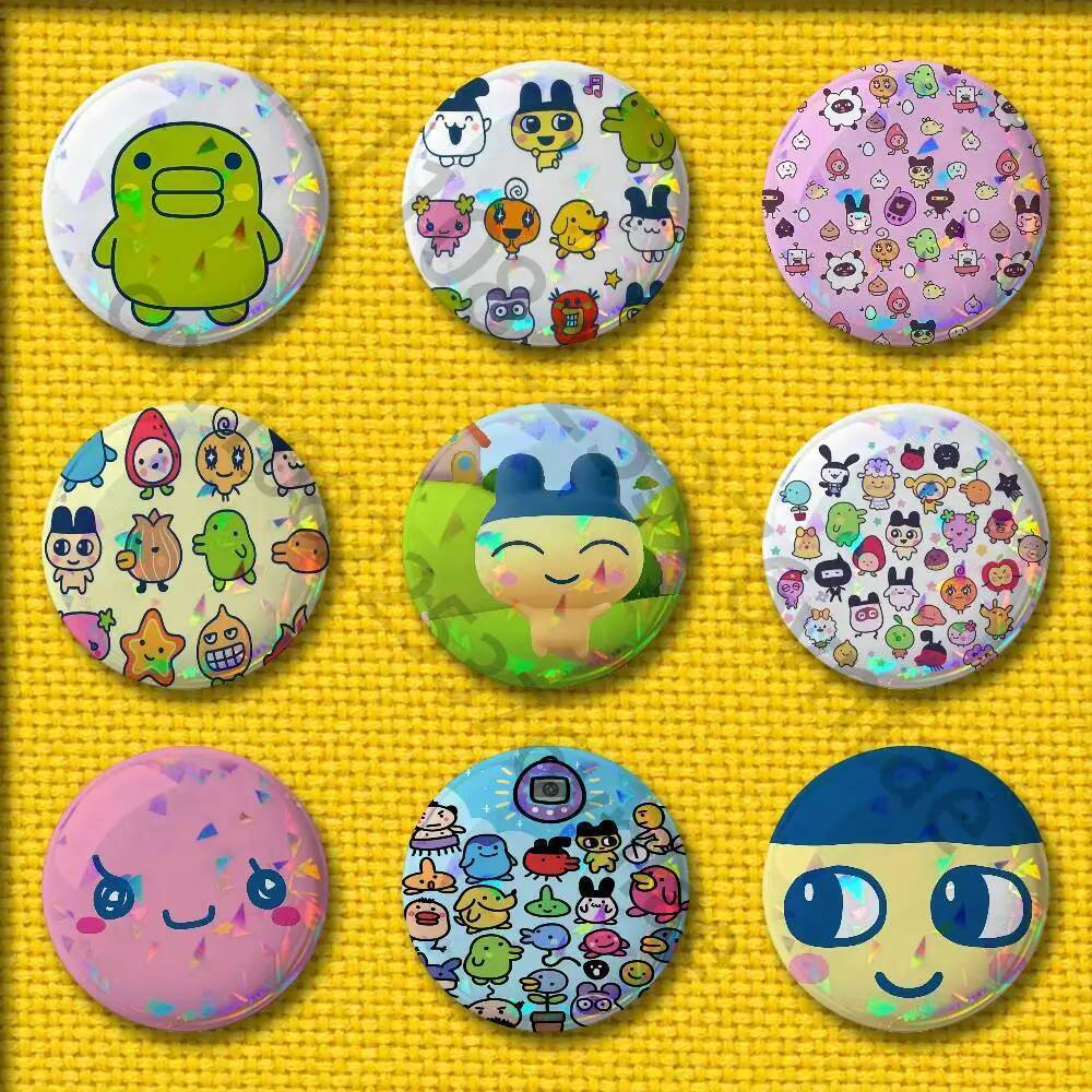 T-Tamagotchi Kuchipatchi 彈藥徽章 75 毫米 25 毫米 44 毫米 32 毫米 58 毫米圓