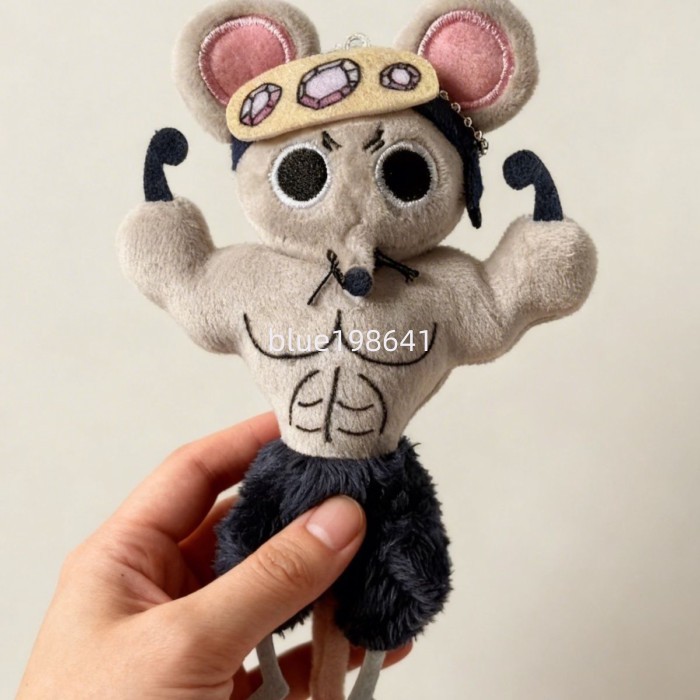 🌸親測好用🌼 ♞,♘祖國版鬼滅之刃週邊宇髓天元華麗肌肉鼠平替手工毛絨玩偶新年禮物