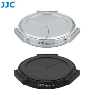 ♞,♘,,,JJC 2合1自動開合鏡頭蓋遮光罩 松下Panasonic DMC-LX7 徠卡Leica D-Lux6 相