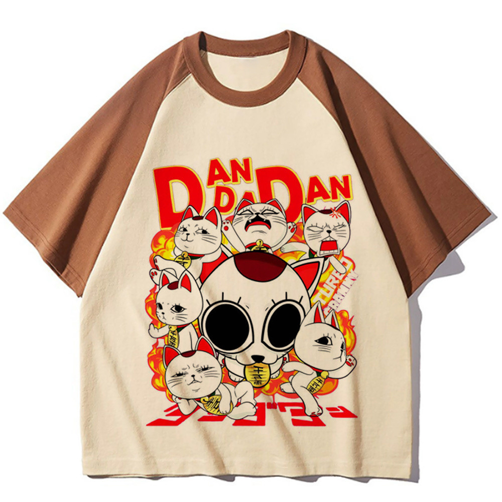 丹達丹襯衫女孩大學 80 年代時尚街頭服飾 t 恤迷幻卡哇伊嘻哈經典