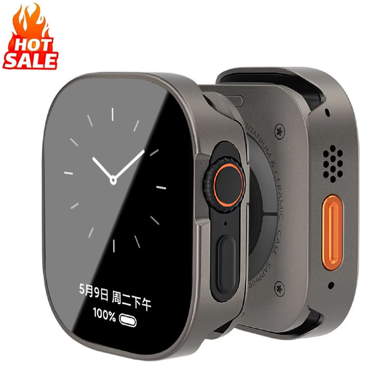 ♞防水鋁合金金屬錶殼+PC後蓋兼容Apple Watch Series 11/10 46mm 42mm Ultra 3