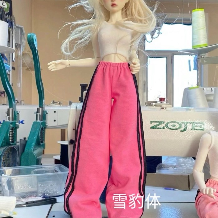 小喜 台出 免運  【娃衣】5分4分3分bjd葉羅麗咪咪兔娃衣【基礎款運動褲背心】兩件