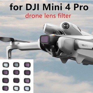 ♞,♘,♙,,適用於 DJI Mini 4 Pro 濾鏡 UV 鏡頭保護光學玻璃 CPL 偏光 ND8 調光無人機濾鏡配
