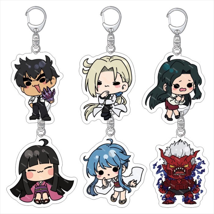 免運 靈異老師神眉 地獄老師神眉 亞克力鑰匙扣 地獄先生 谷子 鑰匙圈 鑰匙扣 動漫周邊 二次元 掛飾 吊飾 掛件