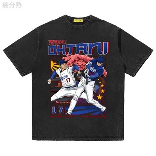 🚀臺灣出貨🚀 dodgers 美職棒洛杉磯道奇隊Shohei Ohtani 大谷翔平 美式復古短袖T恤男女生同款