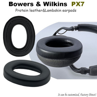 ♞,♘,♙適用寶華韋健耳機 Bowers & Wilkins (B & W) PX7 原裝風格蛋白皮小羊皮耳套耳墊耳罩海