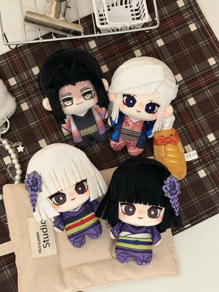 鬼滅之刃原創正版10cm娃娃印花體產屋敷耀哉敷天音敷彼方輝利哉 Q W B M