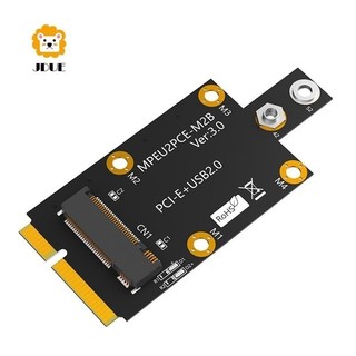 ,Mini M.2 Key B 轉 PCI-E 適配器,帶雙 NANO SIM 卡插槽,適用於 3G/4G/5G 模