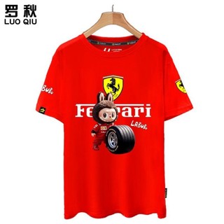 新年衣服 紅牛車隊 Red Bull Racing f1 一級方程式賽車 純棉重磅短袖T恤夏季爆款 短T韓版寬鬆圓領上衣