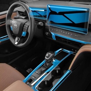 適用於 TOYOTA 九代Camry 24-25款9代Camry 內飾保護中控貼膜導航螢幕膜車內 專用 改裝 配件 裝飾