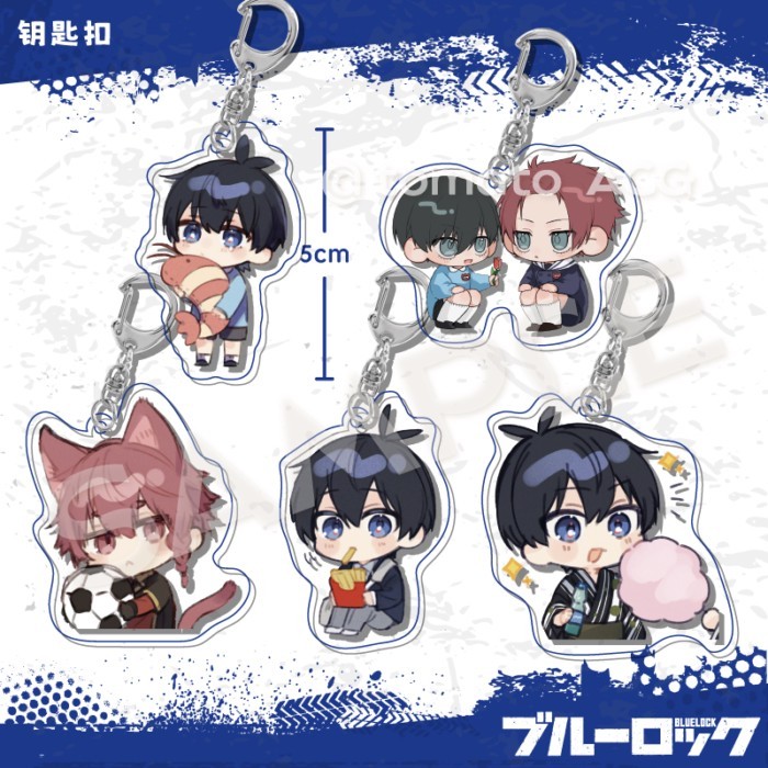 藍色監獄潔世一糸師冴米切爾·凱撒可愛亞克力鑰匙扣穀子禮物動漫