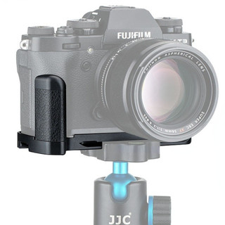 ♞,♘,♙JJC 金屬製超輕L型防滑手柄 富士Fujifilm X-T3 X-T2 相機專用握把 阿卡式快裝板底座帶三腳