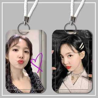 TWICE卡套 悠遊卡套 應援卡套 小卡卡套 twice林娜璉卡套學生校園卡飯卡公交卡門禁捷運卡帶掛繩工作牌套 8bf