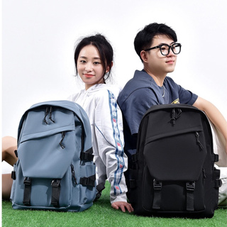 男生新款高中大學生女大容量電腦背包休閒旅行後背包