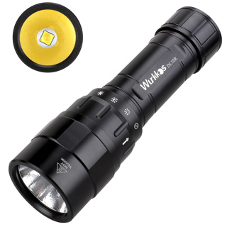 Wurkkos DL10R USB C 可充電潛水燈功能強大的 4500lm XHP70.2 21700 手電筒, 帶磁