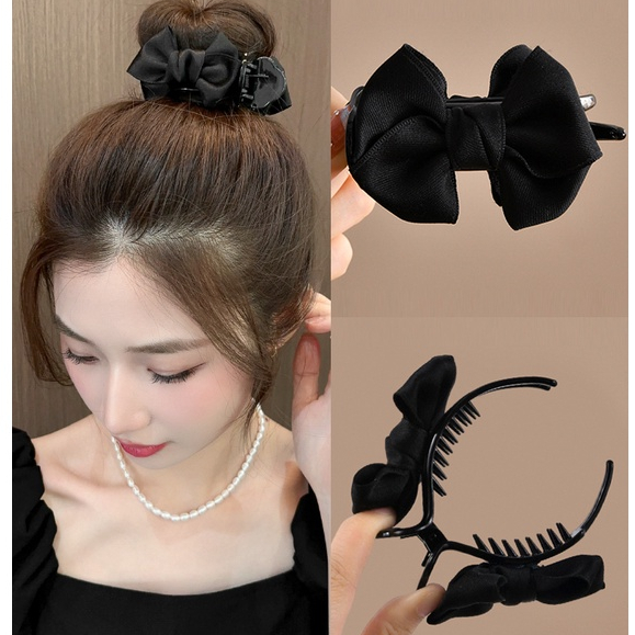 French bow princess head grab clip female new sweet wind mea