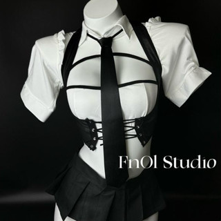 「FnOl Studio」Monica 現貨秒出！情趣內衣大胸性感制服誘惑睡衣套裝