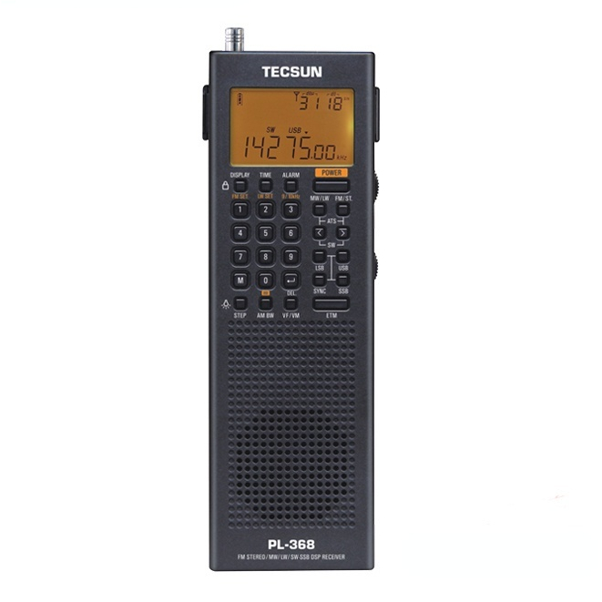 Tecsun PL-368 收音機便攜式 DSP E FM-Stereo MW SW SSB 世界波段立體聲收音機 PL