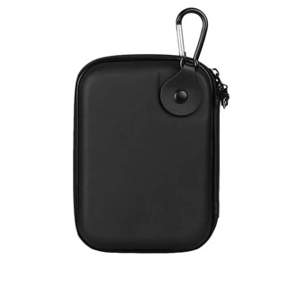 SEAGATE 2.5 英寸硬碟盒便攜式硬碟保護手提箱包,適用於外接 2.5 英寸硬碟希捷/耳機/U 盤硬盤驅動器盒黑色