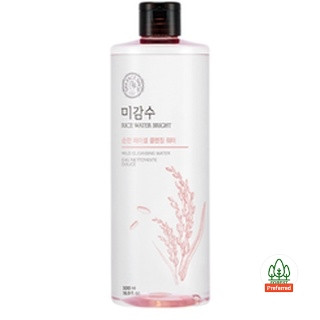 菲詩小舖 The Face Shop 米水亮澤溫和卸妝水 500ml(潔面乳))(有效期為 2026 年)