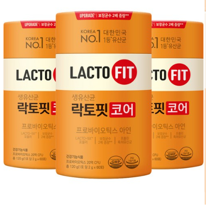 全新 Chong Kun Dang Lacto Fit Core 5X 益生菌