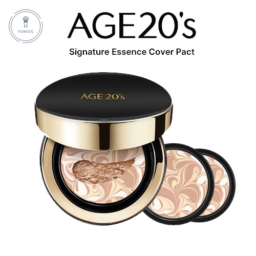 20 歲 Signature Essence Cover Pact 粉底強效遮瑕膏 - 黑色(14g x 2ea)