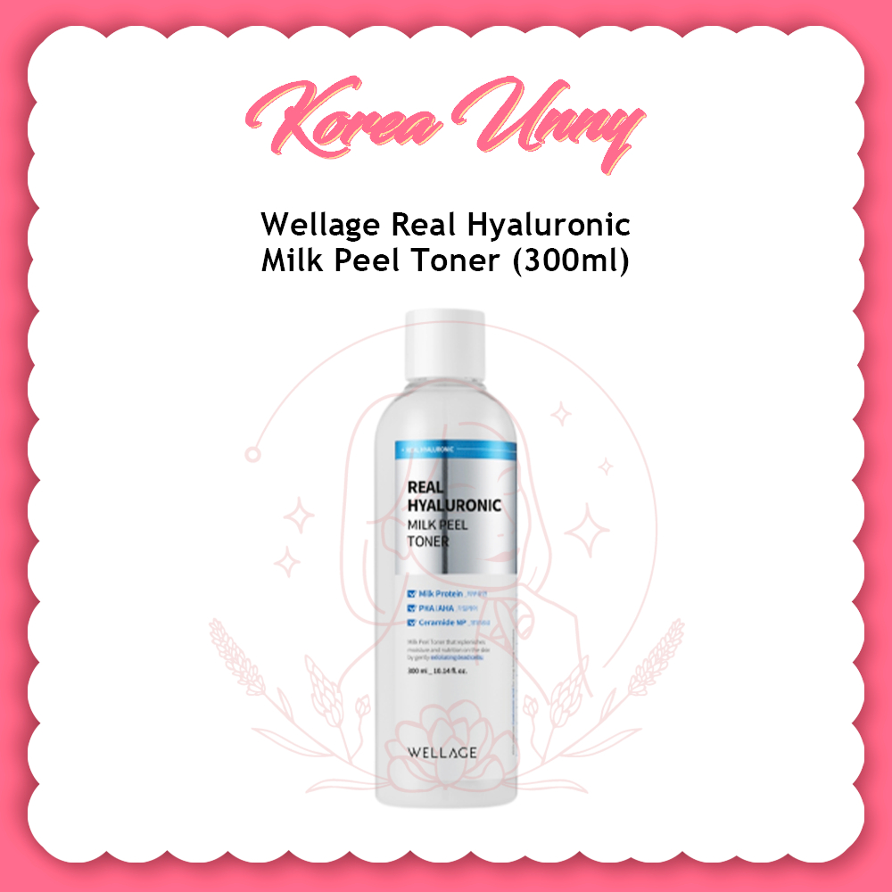 Wellage 真正透明質酸牛奶爽膚水 (300ml)