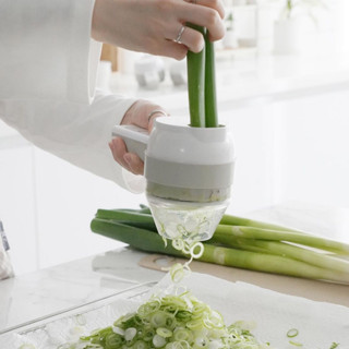 無線多功能切碎機/迷你切碎機/研磨機/攪拌機 6 合 1 用於大蒜、洋蔥、肉類蔬菜切碎機切片機