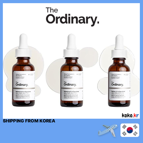 THE ORDINARY 角鯊烷中的普通視黃醇 0.2% / 0,5% / 1% 與 FREEBIES