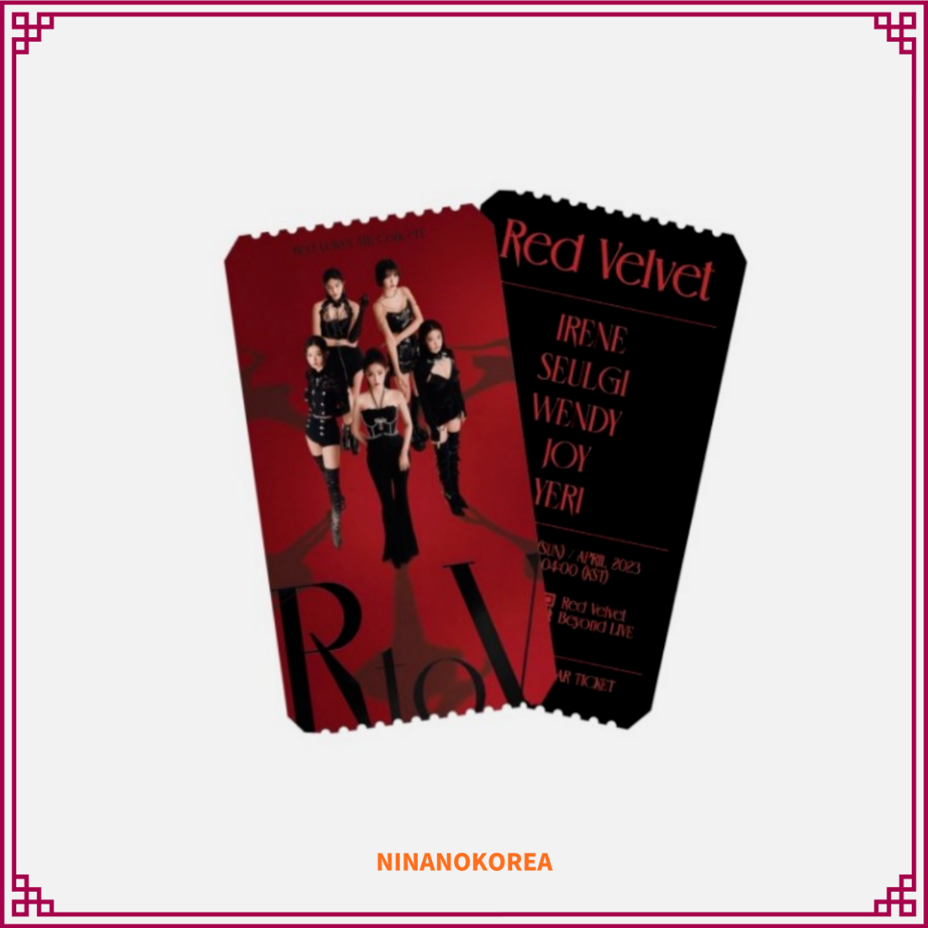 Red Velvet 第 4 場演唱會:“R 到 V”特別 AR 門票套裝