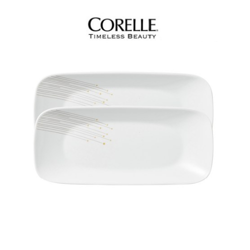 [CORELLE] 觀星長方形盤子 2p 套裝 / 魚盤 / 韓國餐具