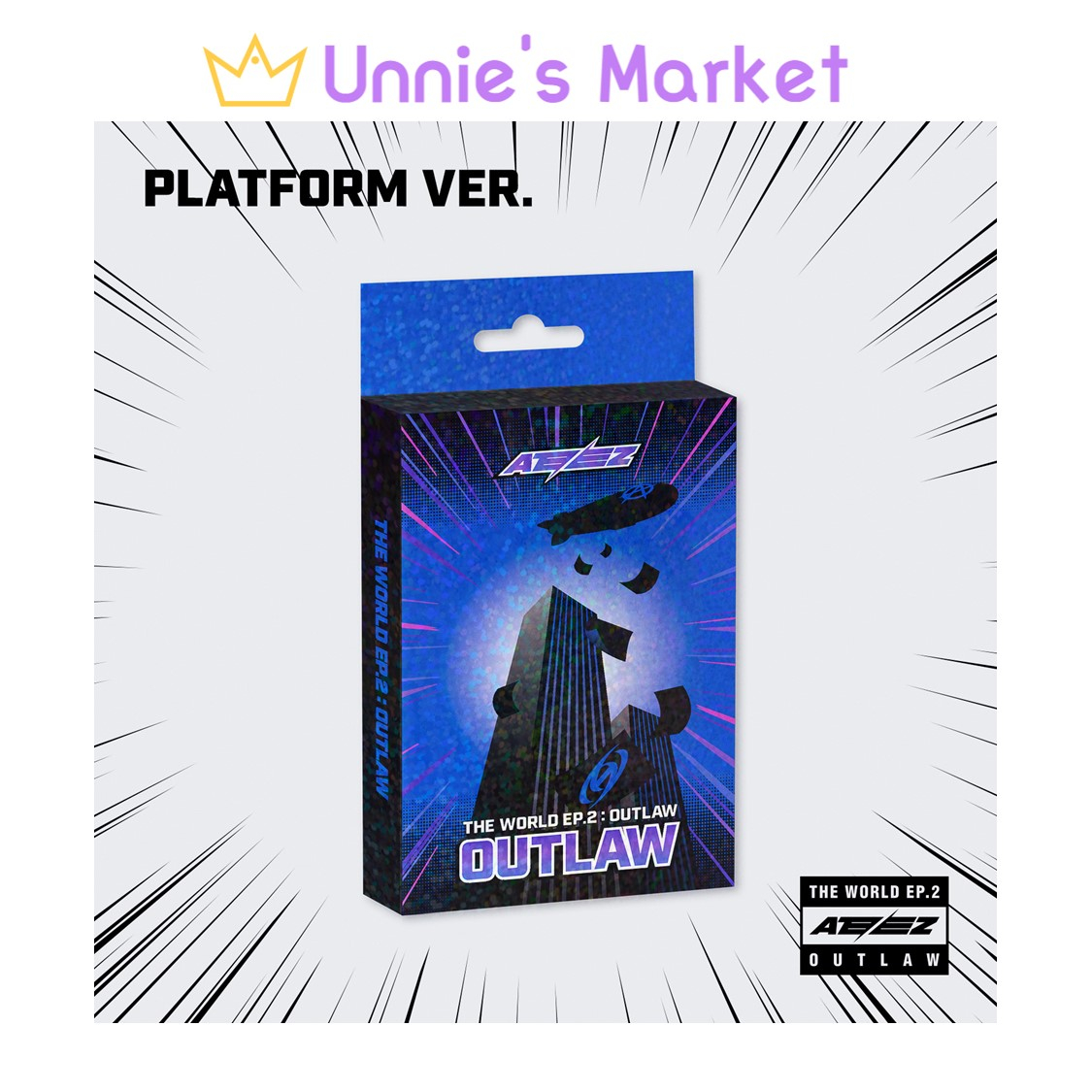 超目玉アイテム！ ATEEZ プラットフォーム OUTLAW ポップアップ OUTLAW