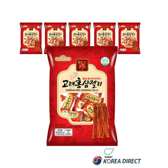 韓國 日陽 紅蔘果凍軟糖 280g x10 袋/韓國紅蔘