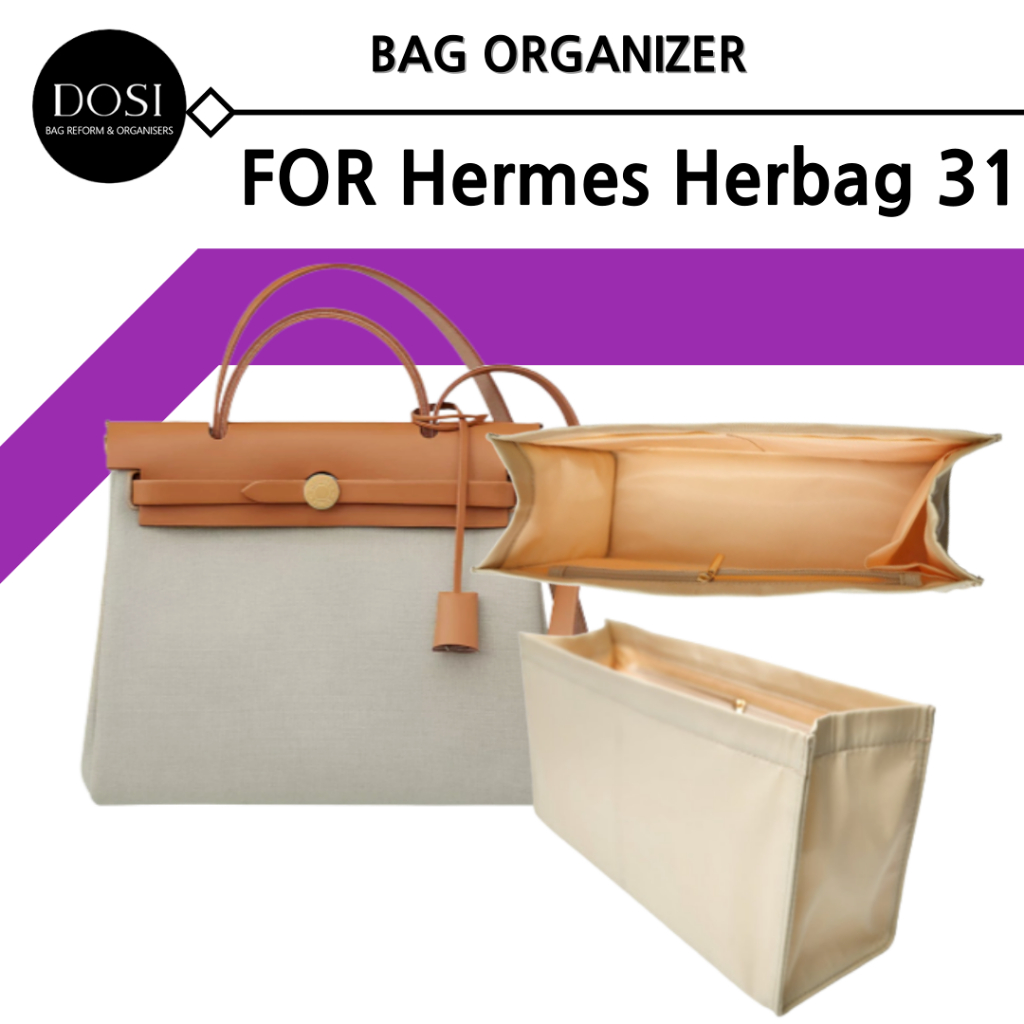 Hermes Herbag 31 Bag Insert Organizer 水桶包內錢包尼龍