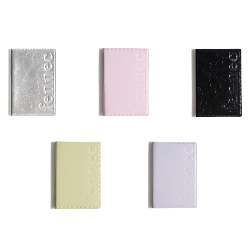 Fennec - Crinkle / Metallic Passport Case(7 種顏色)/銀粉色黑色薰衣草薄荷色
